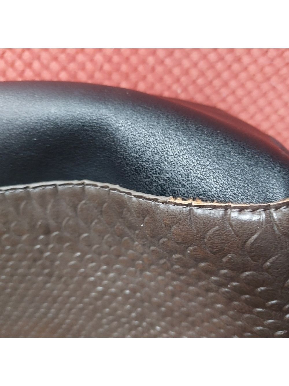 Taupe Large Formed Shell Bag - Picture 10 of 16